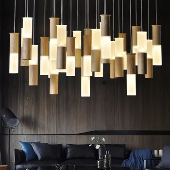 Artpad Postmodern Art Design Cord Hanging Lamp Nordic Wood 1/13/20 Light Chandelier with G4 Bulb Dining room Bar Restaurant Lamp
Artpad Postmodern Art Design Cord Hanging Lamp Nordic Wood 1/13/20 Light Chandelier with G4 Bulb Dining room Bar Restaurant Lamp