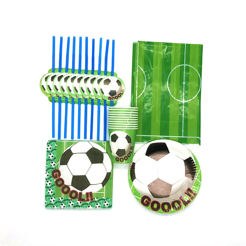 Football Design 51Pcs Party Set 10 person Use Happy Birthday Decoration Tableware Set Paper Cup Straw Tablecover Set
Football Design 51Pcs Party Set 10 person Use Happy Birthday Decoration Tableware Set Paper Cup Straw Tablecover Set