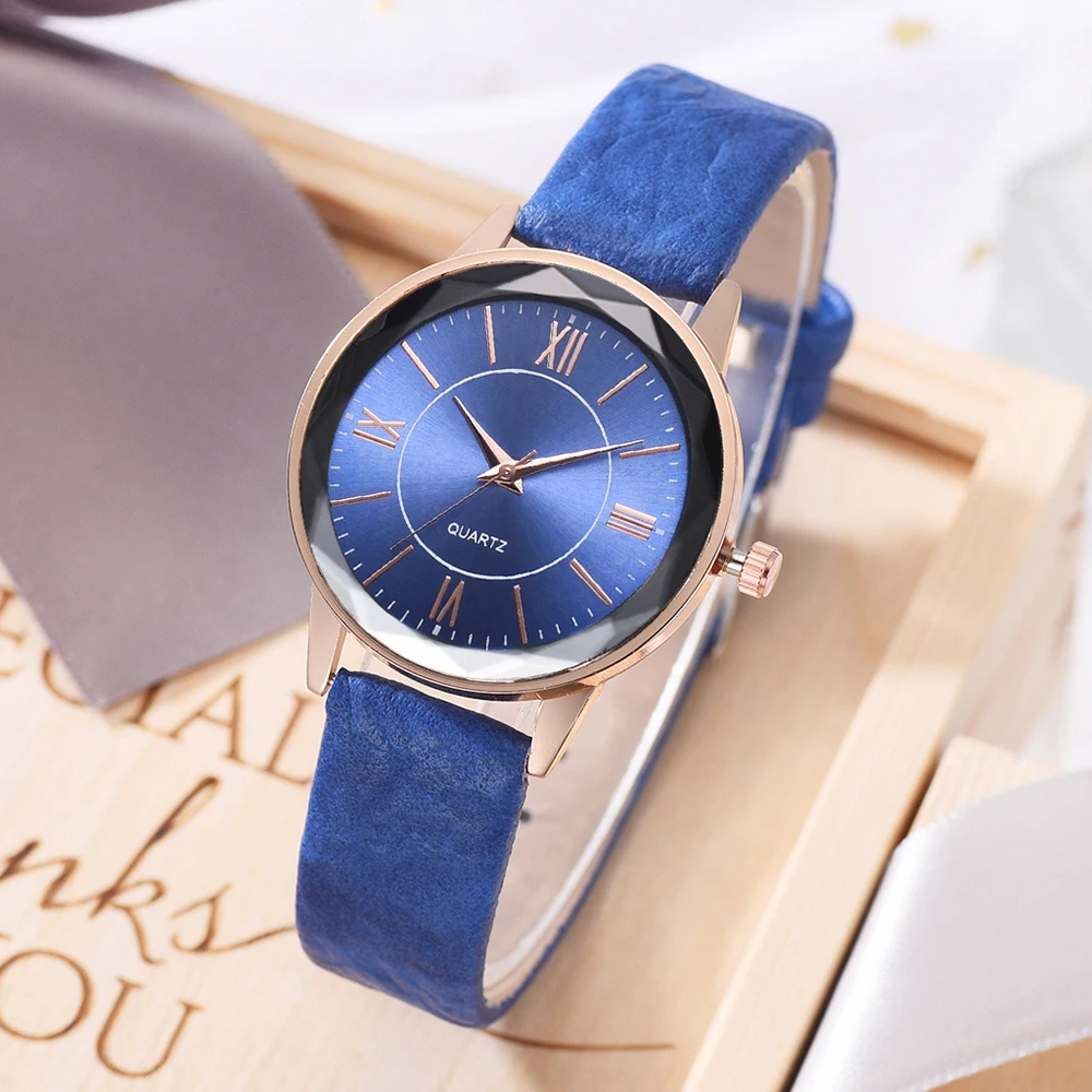 Best Selling Fashion PU Quartz Watch Personality Casual Retro Watch Special Gift