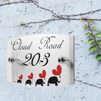 Love Elephant Personalized Modern House Number Door Sign Plaque Street Acrylic Matte Glass TOP
Love Elephant Personalized Modern House Number Door Sign Plaque Street Acrylic Matte Glass TOP