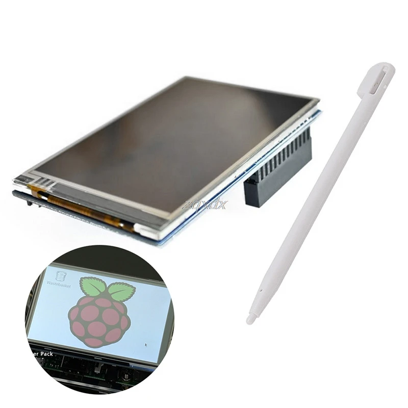 3 5 дюймовый TFT ЖК дисплей 320*480 модуль сенсорного экрана для Raspberry Pi 2 B + оптовая