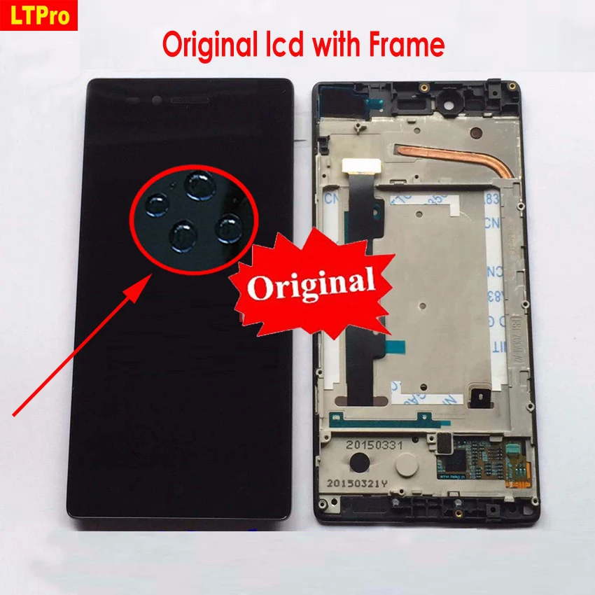 LCD Display Touch Screen Digitizer Glass Panel Assembly with Frame For Lenovo VIBE Shot MAX Z90 z90a40 z90-7 z90-3 z90-a z90a
LCD Display Touch Screen Digitizer Glass Panel Assembly with Frame For Lenovo VIBE Shot MAX Z90 z90a40 z90-7 z90-3 z90-a z90a