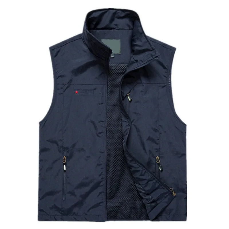New Summer Men Vest Multi Pocket Casual Thin Mesh Tactical Outerwear Sleeveless Jacket Outdoor Sports Quick Dry Male Waistcoat
New Summer Men Vest Multi Pocket Casual Thin Mesh Tactical Outerwear Sleeveless Jacket Outdoor Sports Quick Dry Male Waistcoat