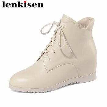 Lenkisen internal increasing round toe natural leather zip large size med heels dating campus women comfort ankle boots L7f1
Lenkisen internal increasing round toe natural leather zip large size med heels dating campus women comfort ankle boots L7f1