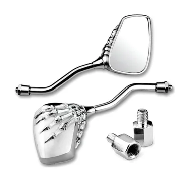 2 Pcs Universal Motorcycle Rearview Mirror With Screw Aluminium Alloy Scooter Skeleton Hand Refit Motorbike Side Mirrors NJ88
2 Pcs Universal Motorcycle Rearview Mirror With Screw Aluminium Alloy Scooter Skeleton Hand Refit Motorbike Side Mirrors NJ88