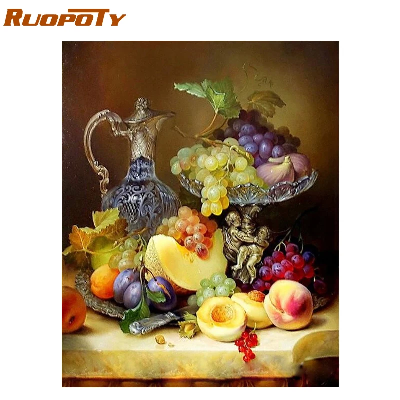 RUOPOTY Frame Fruits DIY Painting By Numbers Modern Wall Art Picture Paint By Number For Home Wall Decor Calligraphy Painting
RUOPOTY Frame Fruits DIY Painting By Numbers Modern Wall Art Picture Paint By Number For Home Wall Decor Calligraphy Painting