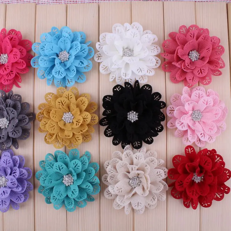 (30pcs/lot)3.8" 12 Colors Classic Fabric Flowers For Cute Kids Hollow Out Leaf Rhinestone Button Flowers For Headband
(30pcs/lot)3.8" 12 Colors Classic Fabric Flowers For Cute Kids Hollow Out Leaf Rhinestone Button Flowers For Headband
