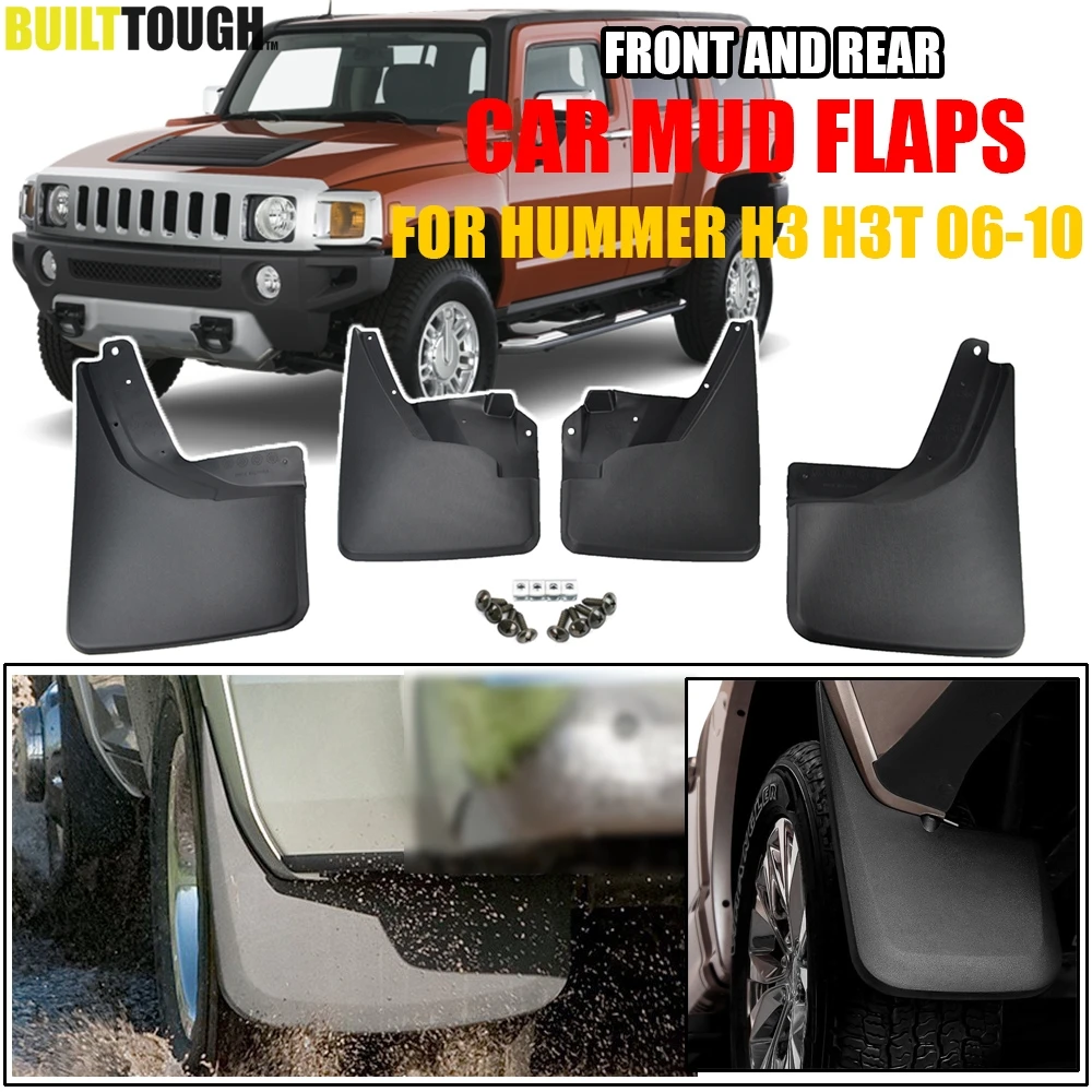 Car Mudflaps For Hummer H3 H3T 2006 - 2010 Mud Flaps Splash Guards Mudguards Mud Flap Front Rear Fender Protector 2007 2008 2009
Car Mudflaps For Hummer H3 H3T 2006 - 2010 Mud Flaps Splash Guards Mudguards Mud Flap Front Rear Fender Protector 2007 2008 2009