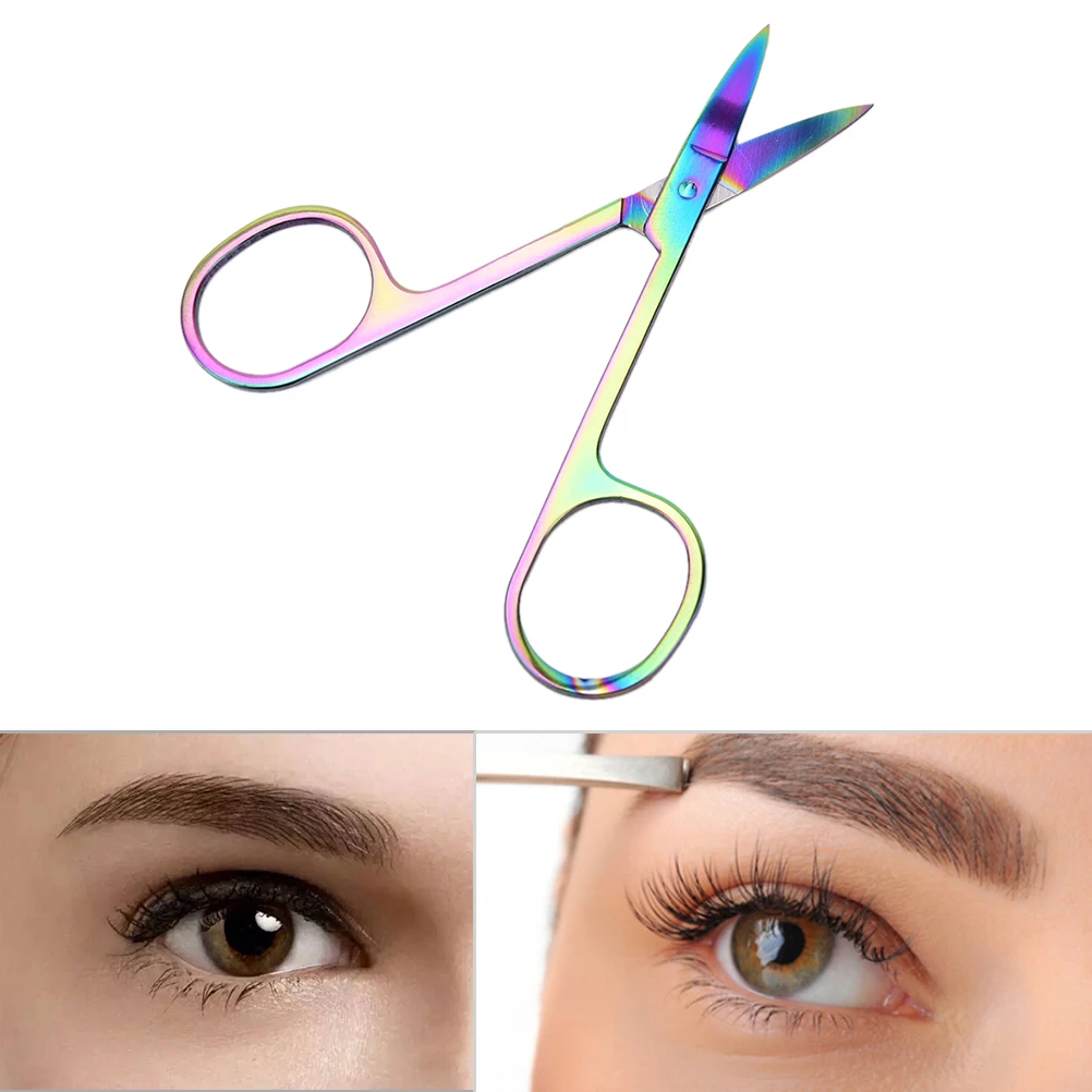 New Fashion Protable Stainless Steel Eyebrow Trimmer Scissors Shaver Knife Hair Removal Beauty Makeup Tools | Красота и здоровье