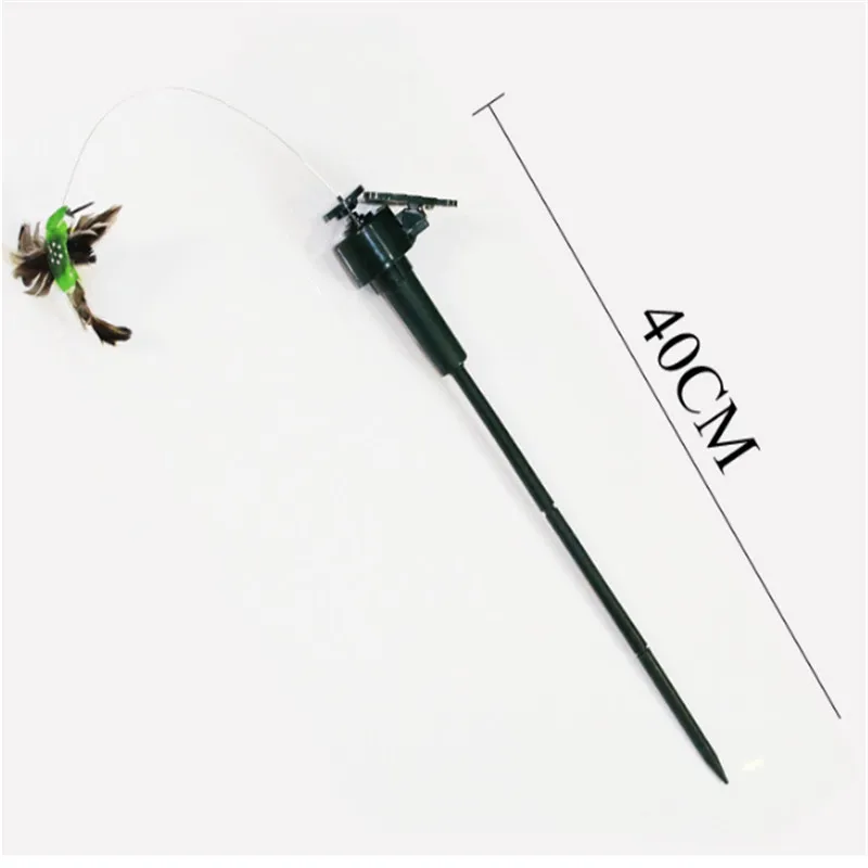 Solar Power Vibration Dancing Fly Fluttering Hummingbird Birds Garden Yard Decorative Stake
