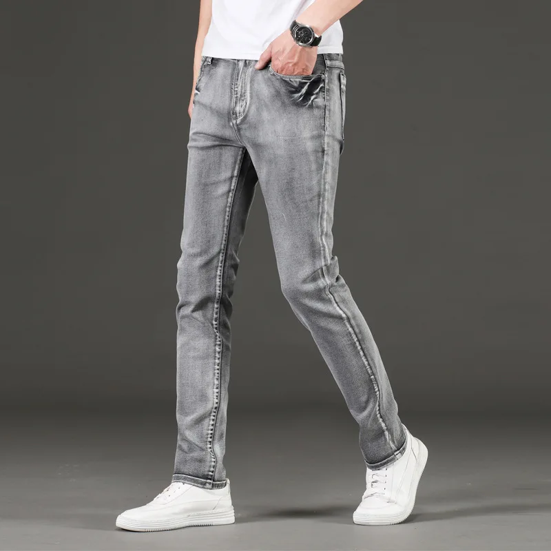 Autumn 2019 Men's Jeans Business Casual Straight Grey Stretch Denim Trousers Classic Men Plus Size28 -44 46
Autumn 2019 Men's Jeans Business Casual Straight Grey Stretch Denim Trousers Classic Men Plus Size28 -44 46