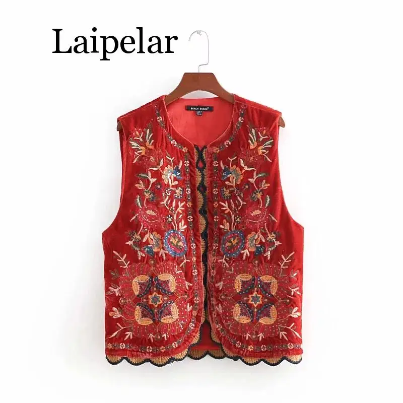 National Style Sequins Embroidery Women Sleeveless Tops Casual Lady Loose Velvet Coat 2019 Fashion Streetwear
National Style Sequins Embroidery Women Sleeveless Tops Casual Lady Loose Velvet Coat 2019 Fashion Streetwear