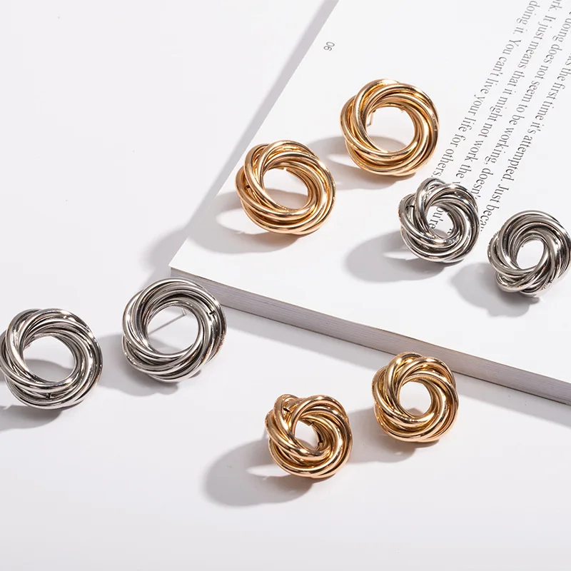 UJBOX Earrings 2019 New Round Multi-layer Superimposed Circle Earrings European American Personality Minimalist Metal Earrings
UJBOX Earrings 2019 New Round Multi-layer Superimposed Circle Earrings European American Personality Minimalist Metal Earrings