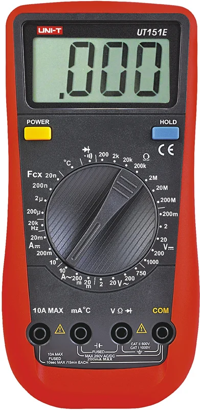 Uni-t UT151F alta confiabilidade Handheld multimetro automotivo Digital multi-purpose multimetro
Uni-t UT151F alta confiabilidade Handheld multimetro automotivo Digital multi-purpose multimetro