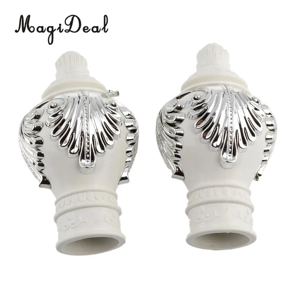 MagiDeal 2 Piece Decorative Window Curtain Rod End Heads Home Decoration Accessories Supplies for 28mm Diameter Curtain Poles
MagiDeal 2 Piece Decorative Window Curtain Rod End Heads Home Decoration Accessories Supplies for 28mm Diameter Curtain Poles