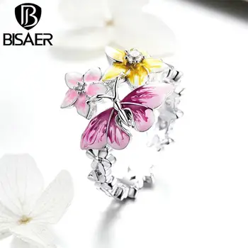 BISAER Colorful Flower Ring Orchid Buds Flower & Butterfly Shape Finger Rings for Women Silver Color Jewelry WEYR199
BISAER Colorful Flower Ring Orchid Buds Flower & Butterfly Shape Finger Rings for Women Silver Color Jewelry WEYR199