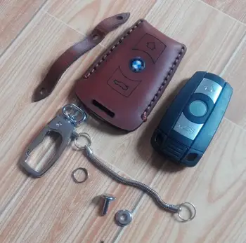 Genuine Leather 3 Buttons Remote Key Case Key Cover Protector for BMW E90 E60 E70 E87 3 5 6 Series M3 M5 X1 X 
Genuine Leather 3 Buttons Remote Key Case Key Cover Protector for BMW E90 E60 E70 E87 3 5 6 Series M3 M5 X1 X