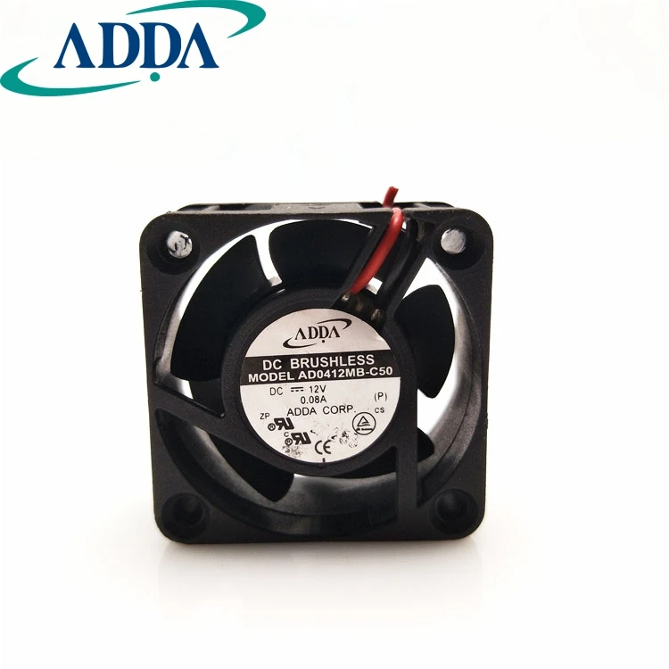 1pcs AD0412MB-C50 4020 12V 0.08A dual ball bearing switch hard disk video recorder cooling fan