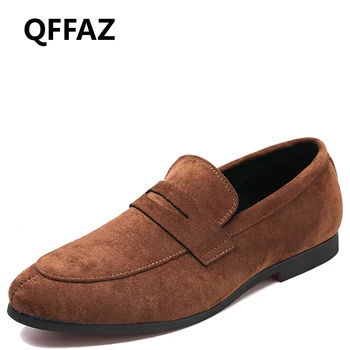 QFFAZ Fashion Four Season Style Soft Moccasins Men Loafers High Quality Leather Shoes Men Flats Driving Shoes Big Size 38-48
QFFAZ Fashion Four Season Style Soft Moccasins Men Loafers High Quality Leather Shoes Men Flats Driving Shoes Big Size 38-48