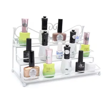 3-Tier Nail Polish Table Rack Wrought Metal Wall-mounted Table Display Stand Holder
3-Tier Nail Polish Table Rack Wrought Metal Wall-mounted Table Display Stand Holder
