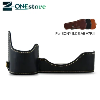 PU Leather Camera Case Half Bag Cover For Sony ILCE-9 A9 A7RM3 A7RIII A7R MarkIII A7R3 A73 A7M3 A7III With Battery Opening
PU Leather Camera Case Half Bag Cover For Sony ILCE-9 A9 A7RM3 A7RIII A7R MarkIII A7R3 A73 A7M3 A7III With Battery Opening