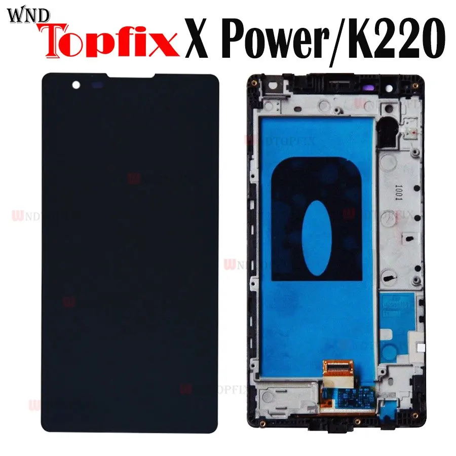 Для LG X Power K220DS K220 ЖК дисплей с фоторамкой X3 220ds K220dsK K210 K450 дисплей|Экраны для