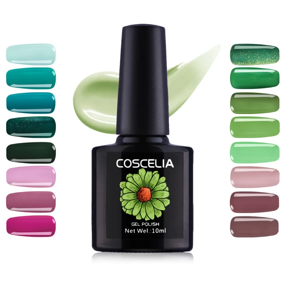 COSCELIA 10ml Color Series UV Gel Nail Polish All For Nail Art Manicure Semi Permanent Varnishes Hybrid Gellack Gel For Nail 
COSCELIA 10ml Color Series UV Gel Nail Polish All For Nail Art Manicure Semi Permanent Varnishes Hybrid Gellack Gel For Nail