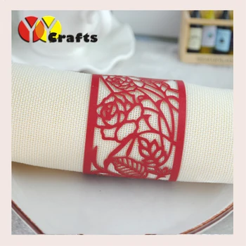 Personalize red rose vintage traditional laser cut traditional napkin ring for wedding and party decoration with rose design
Personalize red rose vintage traditional laser cut traditional napkin ring for wedding and party decoration with rose design