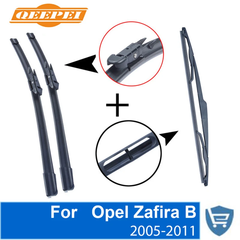 QEEPEI Front and Rear Wiper Blade no Arm For Opel Zafira B 2005-2011 High quality Natural Rubber windscreen 28''+22''R
QEEPEI Front and Rear Wiper Blade no Arm For Opel Zafira B 2005-2011 High quality Natural Rubber windscreen 28''+22''R