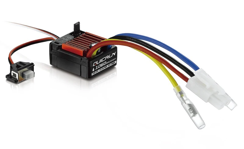 1PCS Hobbywing Quicrun 1060 ESC Bidirectional 60A Brushed ESC 2-3S Lipo Electric Speed Control for 1:10 RC Climbing Truck Cars
1PCS Hobbywing Quicrun 1060 ESC Bidirectional 60A Brushed ESC 2-3S Lipo Electric Speed Control for 1:10 RC Climbing Truck Cars