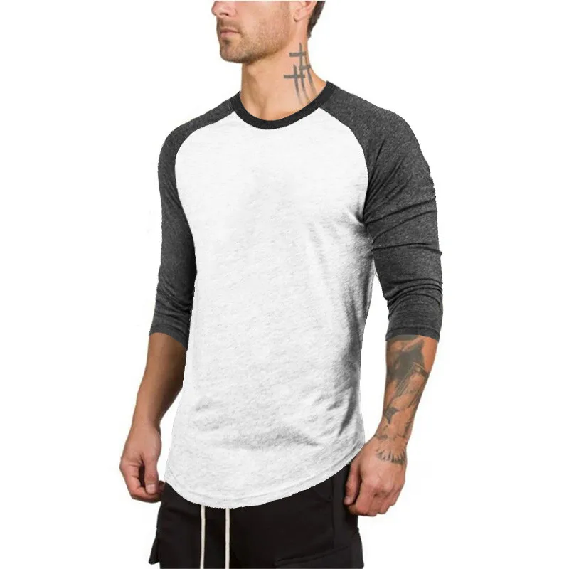 3/4 Sleeve Plus Size Summer Autumn Casual Slim Elastic Soft Patchwork Long Sleeve Men T Shirts Male Fit Tops Baseball Raglan Tee
3/4 Sleeve Plus Size Summer Autumn Casual Slim Elastic Soft Patchwork Long Sleeve Men T Shirts Male Fit Tops Baseball Raglan Tee