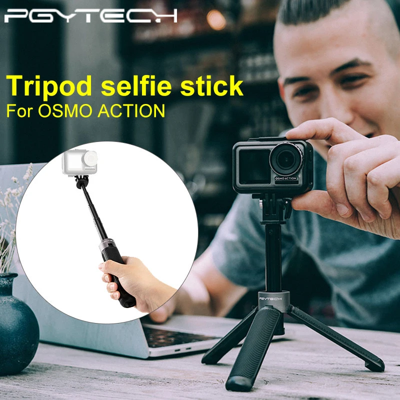 PGYTECH Portable Mini Tripod Extension Pole Rod Stick Selfie Stick Tripod For DJI action 2 & Gopro 10 9 8 Pocket 2 Accessories
PGYTECH Portable Mini Tripod Extension Pole Rod Stick Selfie Stick Tripod For DJI action 2 & Gopro 10 9 8 Pocket 2 Accessories