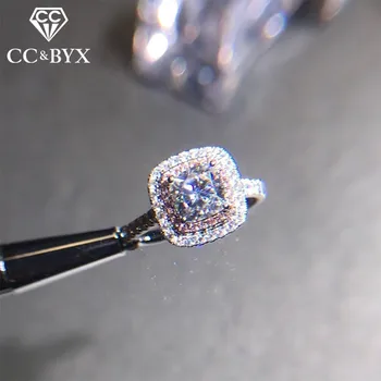 CC Trendy Jewelry Rings For Women 925 Silver Cubic Zirconia Ring Square Pink Stone Bridal Wedding Ring Accessories CC630
CC Trendy Jewelry Rings For Women 925 Silver Cubic Zirconia Ring Square Pink Stone Bridal Wedding Ring Accessories CC630