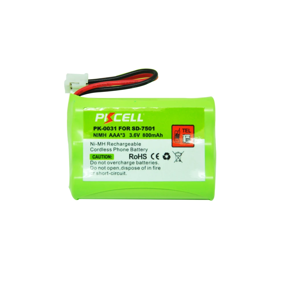 1Pcs Ni-MH Battery Pack AAA 800mAh 3.6V Cordless Phone Battery Replacement for SD-7501 JST-HER-2P (PK-0031)
1Pcs Ni-MH Battery Pack AAA 800mAh 3.6V Cordless Phone Battery Replacement for SD-7501 JST-HER-2P (PK-0031)