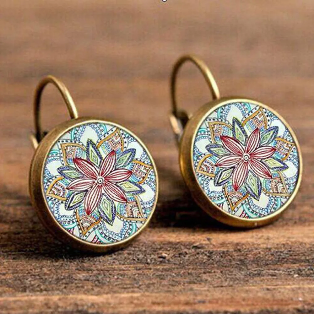 Elegant Round Earrings Vintage Women Girls Lady Crystal Flower Earrings Jewelry Accessories Oorbellen Exquisite Pendant Bijoux
Elegant Round Earrings Vintage Women Girls Lady Crystal Flower Earrings Jewelry Accessories Oorbellen Exquisite Pendant Bijoux