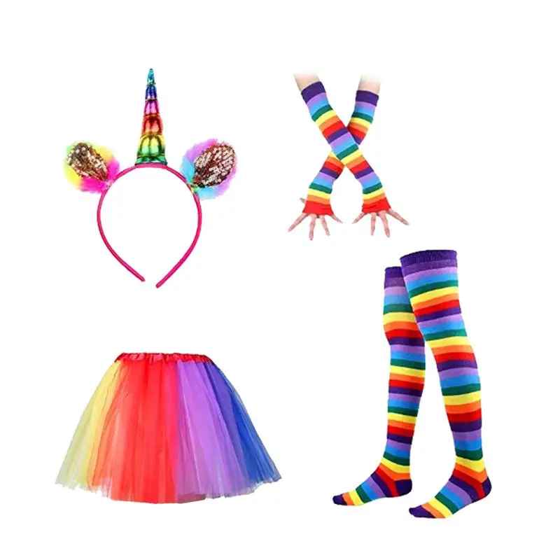 

Rainbow Tutu Suit Party Princess Dance Dress Ruffle Tiered Tutus Photography Layered Tutu Ruffle Skirt Dress For Adult