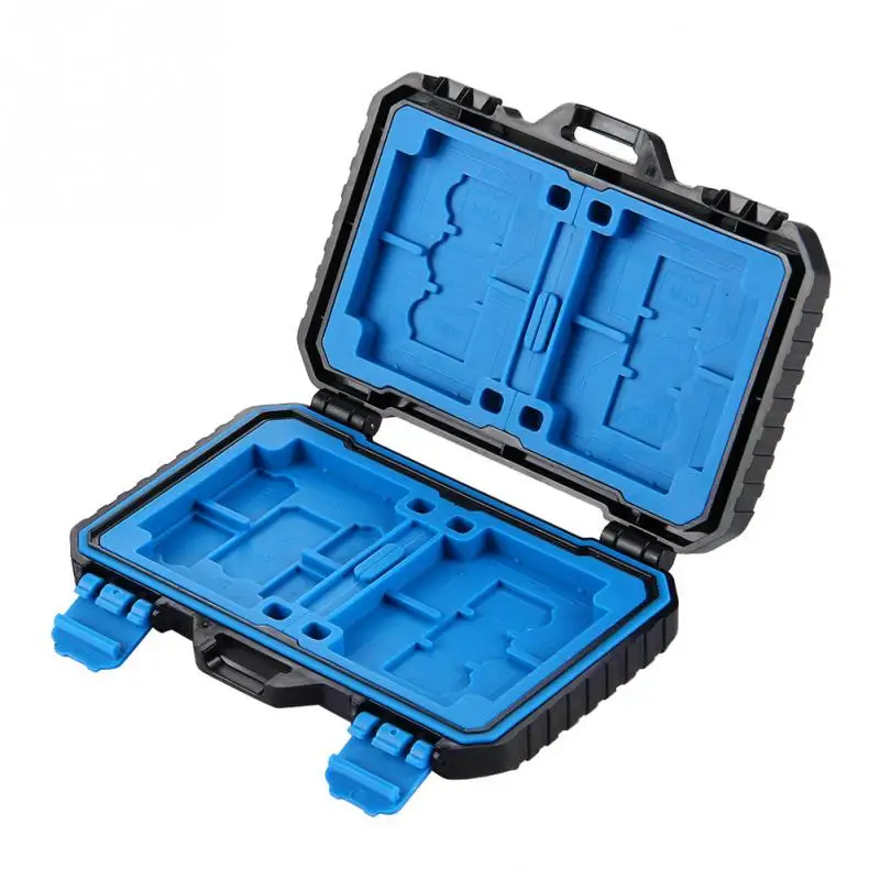 Black Waterproof Camera TF/CF/ Memory Card Max 27 cards Storage case 11.5*7*2.05cm organizer
Black Waterproof Camera TF/CF/ Memory Card Max 27 cards Storage case 11.5*7*2.05cm organizer