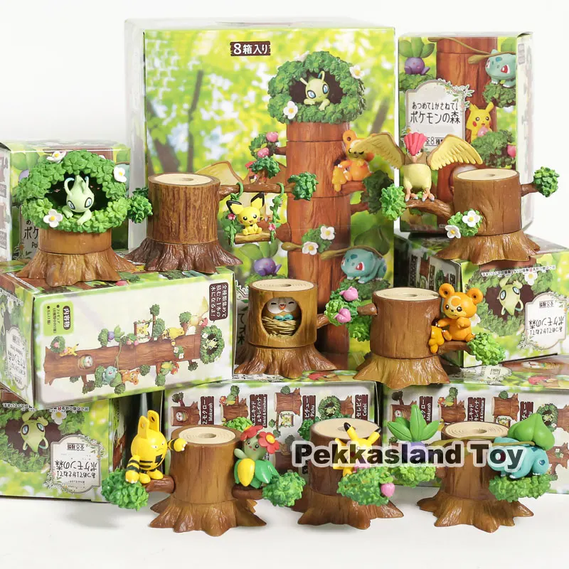 Anime Cute Pikachu Mokurah Celebi Bulbasaur 8pcs Figure in Forest Tree House Ver. PVC Action Figure Collection Model Toys Gifts
Anime Cute Pikachu Mokurah Celebi Bulbasaur 8pcs Figure in Forest Tree House Ver. PVC Action Figure Collection Model Toys Gifts