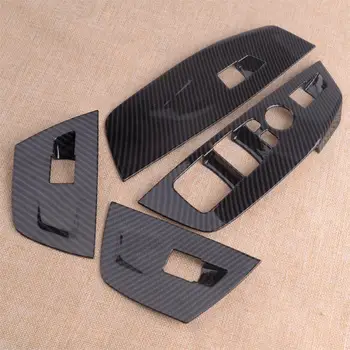 CITALL 4pcs Car Window Lift Switch Button Cover Trim Carbon Fiber Texture Fit for BMW X3 G01 2018 LHD
CITALL 4pcs Car Window Lift Switch Button Cover Trim Carbon Fiber Texture Fit for BMW X3 G01 2018 LHD