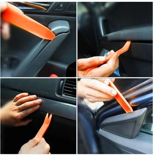 Image 4pc Auto Car Radio Door Clip Panel Trim Dash Audio Removal Installer Pry Tool