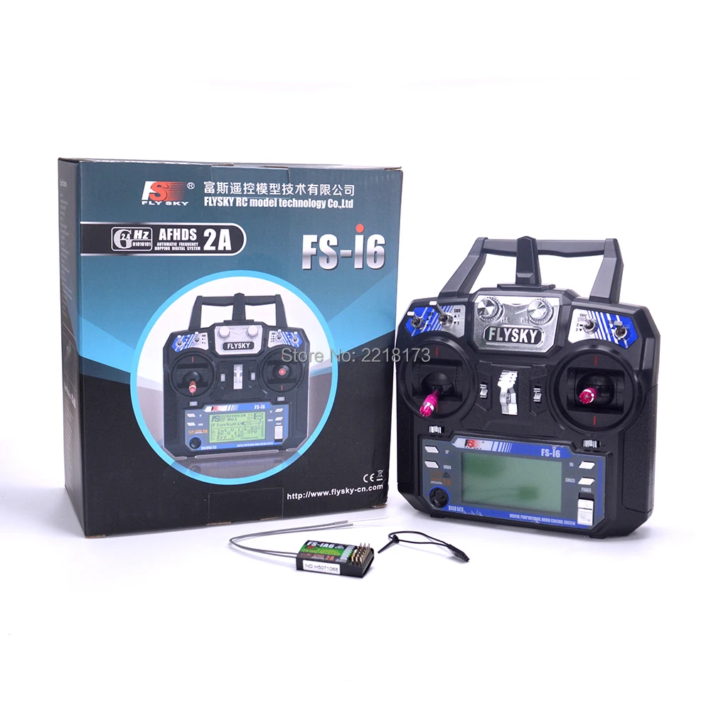 FlySky FS-i6 FS I6 2.4G 6CH AFHDS RC Transmitter With FS-iA6 / IA6B Receiver for Airplane Heli UAV Multicopter Drone model 2 
FlySky FS-i6 FS I6 2.4G 6CH AFHDS RC Transmitter With FS-iA6 / IA6B Receiver for Airplane Heli UAV Multicopter Drone model 2