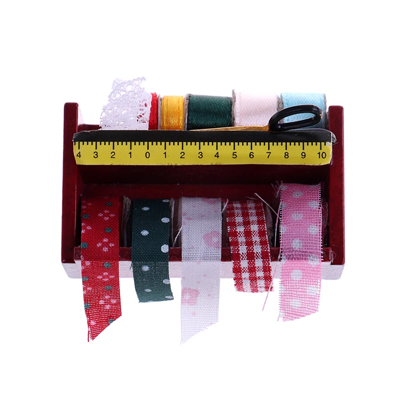 2019 1:12 Furniture Miniature Sewing Tape Kit In Wood Box Cut Wooden Frame Shelf Dollhouse Decoration Accessories
2019 1:12 Furniture Miniature Sewing Tape Kit In Wood Box Cut Wooden Frame Shelf Dollhouse Decoration Accessories