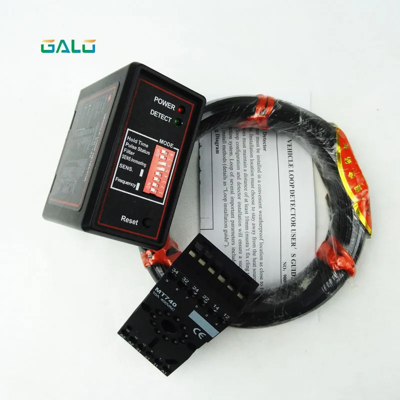Galo 6pcs/Lot Vehicle Presence Detector/safety exit single loop detector for gate barrier with 50M 0.75mm wire
Galo 6pcs/Lot Vehicle Presence Detector/safety exit single loop detector for gate barrier with 50M 0.75mm wire