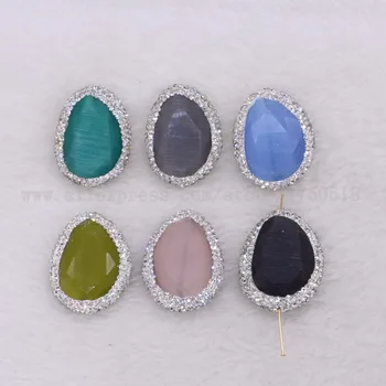 Mix color faceted stone Pave white rhinestone druzy charms hole bead jewelry finding beaded jewelry jewelry connector 2357
Mix color faceted stone Pave white rhinestone druzy charms hole bead jewelry finding beaded jewelry jewelry connector 2357