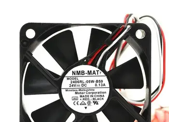 Original NMB 2406RL-05W-B59 6015 0.13 24V three wire speed measuring cooling fan 
Original NMB 2406RL-05W-B59 6015 0.13 24V three wire speed measuring cooling fan