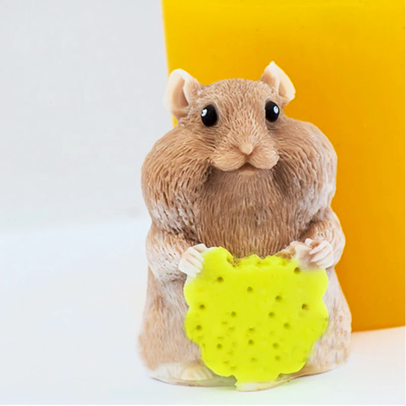 Cute Hamster mold Food grade mould silicone molds mold for soap animal mould silicone soaps molds aroma stone moulds 
Cute Hamster mold Food grade mould silicone molds mold for soap animal mould silicone soaps molds aroma stone moulds