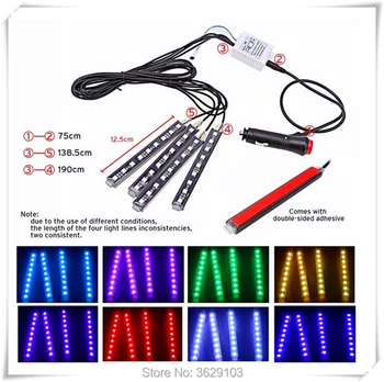 One trailer four car LED remote control colorful atmosphere lights for Honda fit accord crv civic 2006-2012 jazz city hrv 
One trailer four car LED remote control colorful atmosphere lights for Honda fit accord crv civic 2006-2012 jazz city hrv