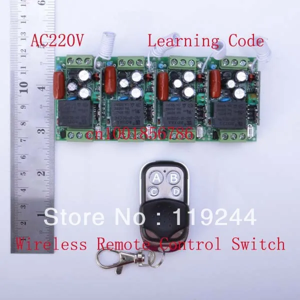 Hot!220V 1CH 10A 315Mhz/433Mhz Learning Code RF Wireless Remote Control Power Switch System M4/T4/L4 output state is adjusted
Hot!220V 1CH 10A 315Mhz/433Mhz Learning Code RF Wireless Remote Control Power Switch System M4/T4/L4 output state is adjusted