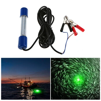Fishing Light Submersible LED Lamp Bait Squid Attracting Light Fish Finder Light 8W 180 LEDs Underwater Night with 18 Feet Cord
Fishing Light Submersible LED Lamp Bait Squid Attracting Light Fish Finder Light 8W 180 LEDs Underwater Night with 18 Feet Cord
