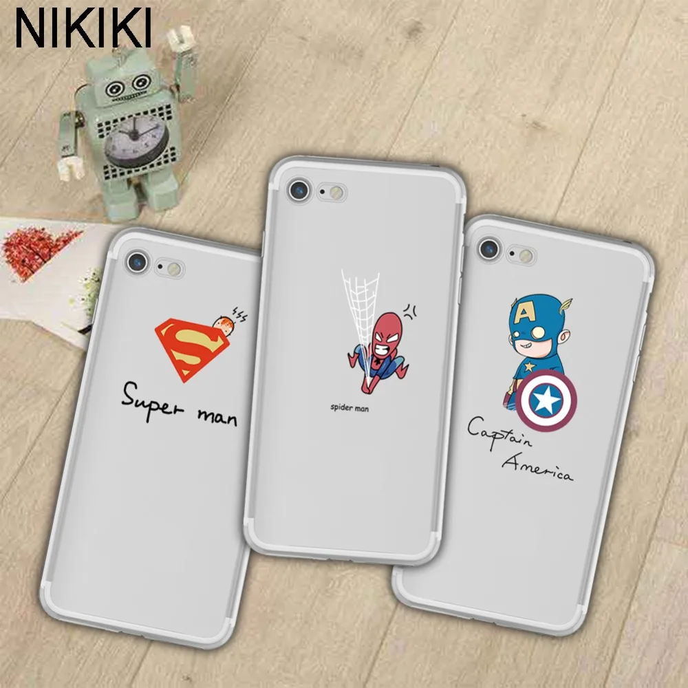 ciciber DC Comics Marvel Superhero The Avengers Cartoon Soft Silicon Phone Case Cover For iPhone 7 8 Plus 6 6S 5s 5 SE X Coque
ciciber DC Comics Marvel Superhero The Avengers Cartoon Soft Silicon Phone Case Cover For iPhone 7 8 Plus 6 6S 5s 5 SE X Coque